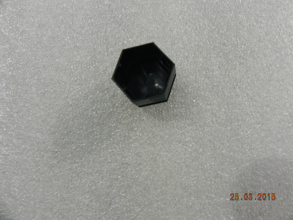 Wheel Nut Decorative Cover, High Gloss Black