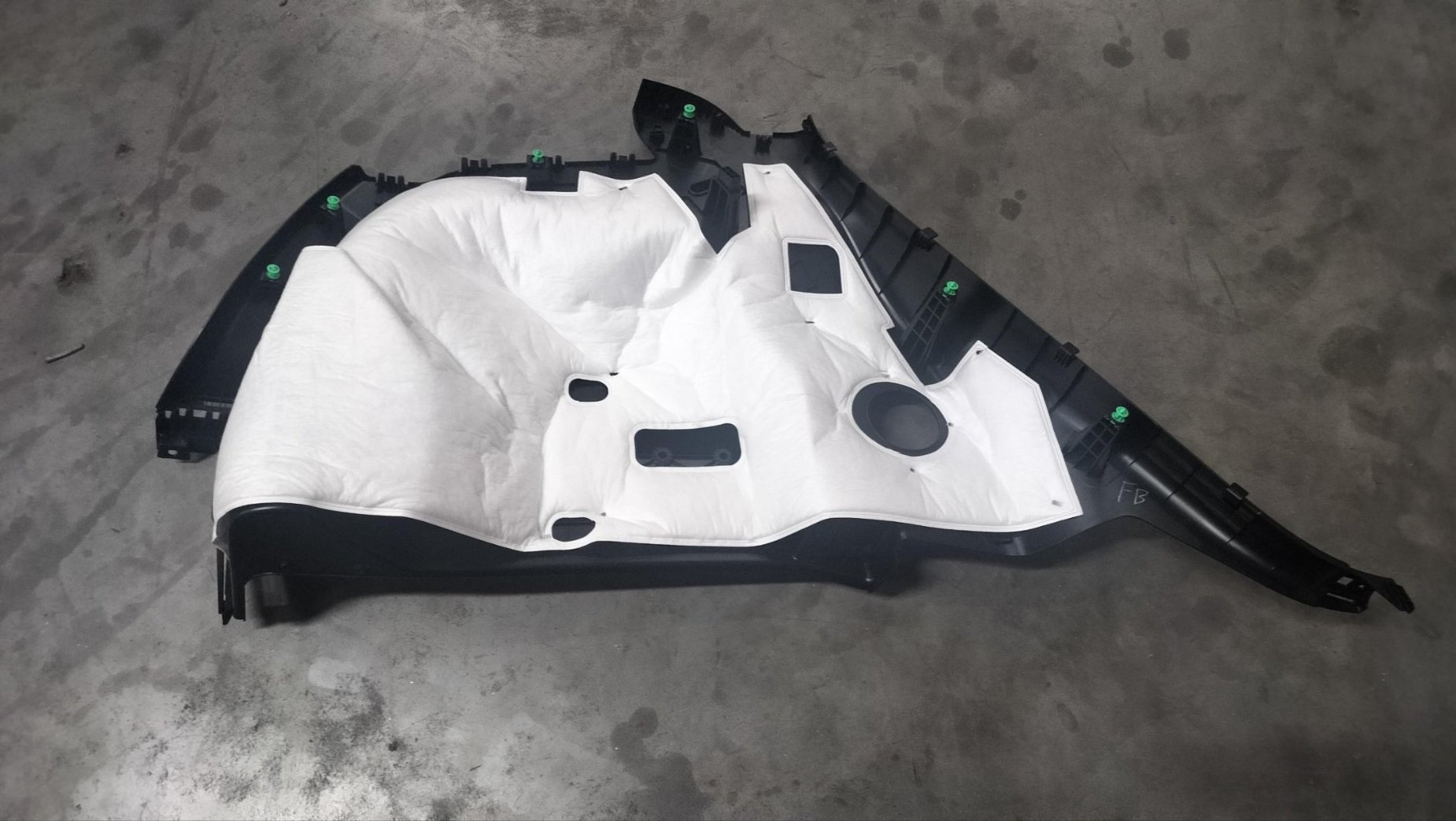 Right C-Pillar Lower Trim Panel Assembly