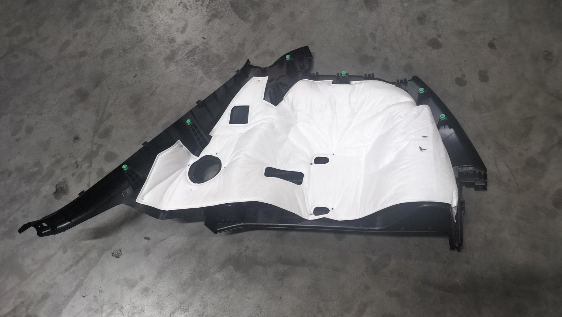 Left C-Pillar Lower Trim Panel Assembly